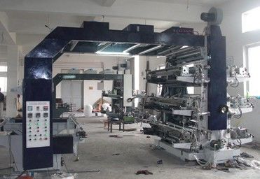 Çin Automatic Flexographic PE PP Bag Printing Machine 6 Colors With CE SGS Tedarikçi