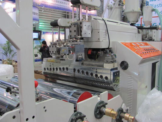 Çin Makine Tek Yapımı Çift Katmanlı Co Ekstrüzyon Streç Film Extruder Hattı vida Tedarikçi