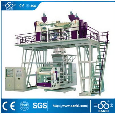 Çin Yüksek hızlı Üfleme Makinesi Üç Katmanlar CPP Plastik Film (SJ-50 * 3,60 * 3 Model) Tedarikçi