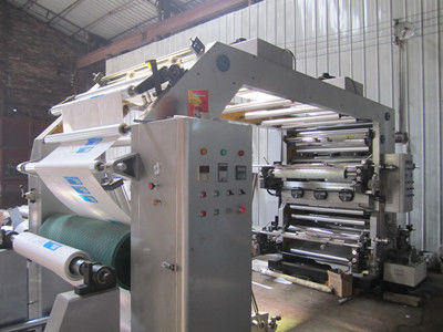 Çin 15Kw Multicolor Poly Bag Printing Machine With 8pcs Anilox Roller Tedarikçi