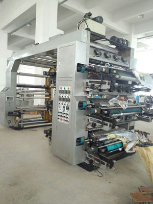 Çin Automatic 6 Color Flexographic Printing Machine With Hydraulic Roller Tedarikçi