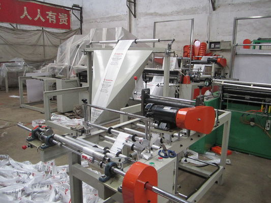 Çin PLC T Shirt Polythene bag making machine Single line With Servo motor Tedarikçi