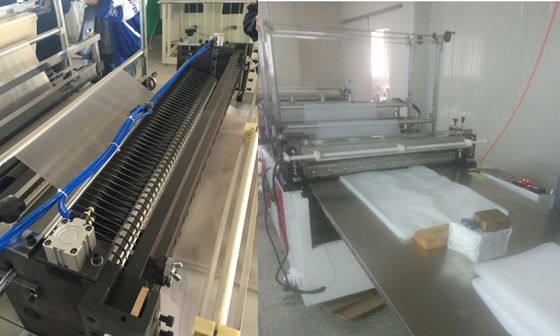 Çin Cold cutting bag making machine double servo motor For HDPE LDPE Tedarikçi